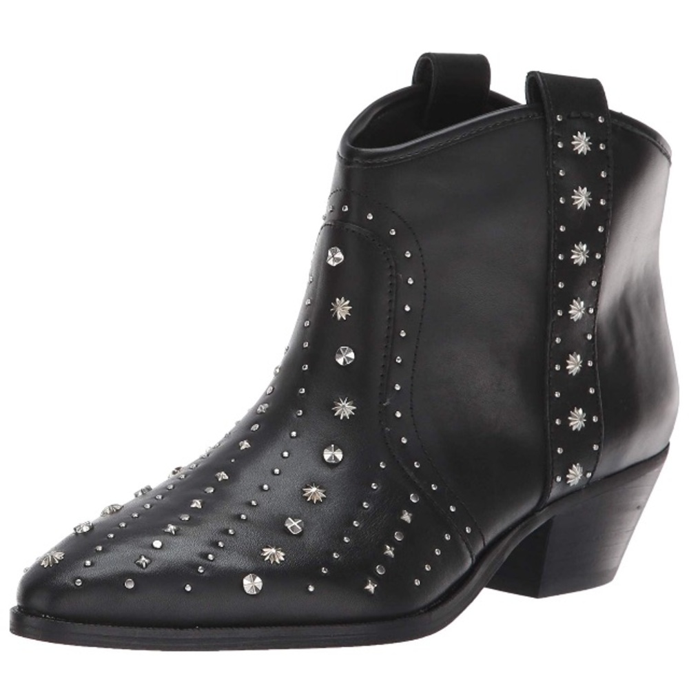 Sam Edelman Brian Black Western Stud Bootie 9